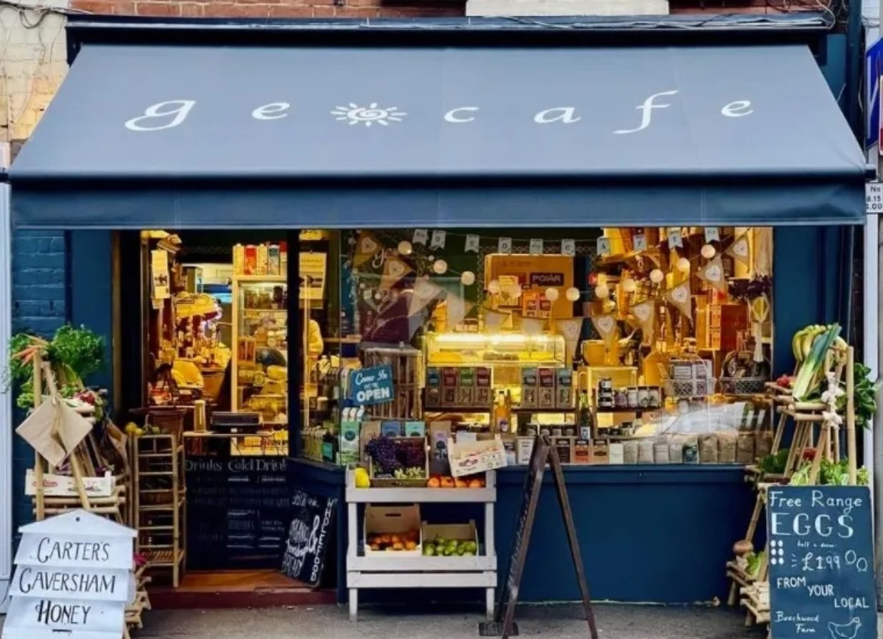 Geo Cafe store front